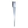 Photo of Fence post spike for 100mm posts - 600mm, bolt secure type - GALVANISED