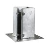 Photo of Bolt down shoe for 50mm posts - Bolt Secure - Galvanised