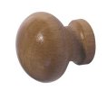 Photo of Cabinet knob - 50mm - Wooden - Varnished