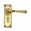 Photo of Anvil 91417 - Aged Brass Newbury Lever Euro Lock Set
