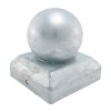 Photo of Ball Fence post cap for 50mm posts - Galvanised