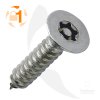 Photo of Countersunk pin torx self tappers A2 Stainless Steel