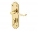 Photo of Sherborne - Bathroom lever - Polished brass