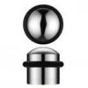 Photo of Door stop (Floor mounted) Domed - Polished stainless steel 