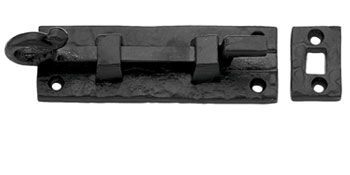 Black antique Door Bolts 76mm & 102mm (Necked)  TC159= 