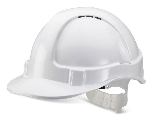 Economy  vented safety helmet with harness