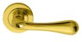 Photo of Manital Astro lever on concealed-fix round rose - Polished Brass