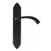Photo of Anvil 33137 - Black Gothic Curved Lever Latch Set