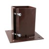 Photo of Bolt down shoe for 50mm posts - Bolt Secure - Red Oxide