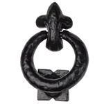 Black Antique Ring door knocker TC335= 