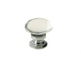 Photo of Jedo Oval Glass Cupb Knob 41mm Pol/chrome =