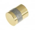 Photo of Mortice knob set - Cylindrical - Brass/Silver
