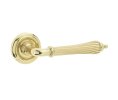 Photo of Giselle - lever on rose - Polished Brass