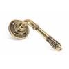 Photo of Anvil 33087 - Aged Brass Reeded Lever on Rose Set