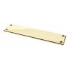 Photo of Anvil 45389 - Aged Brass Art Deco Fingerplate (Small)