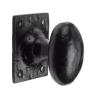 Photo of Black antique Oval Mortice Knob TC550=