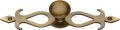 Photo of Oval Cabinet Knob & Backplate C3072 32-ANTIQUE BRASS=