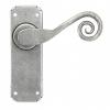 Photo of Anvil 33616 - Pewter Monkeytail Lever Latch Set