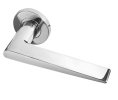 Photo of Meteor - Lever On Rose  - Polished stainless steel 