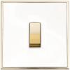 Photo of Executive Range - White Plate with Polished Brass
