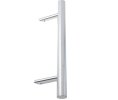 Photo of Pull Handle - Cranked - Back to back - Satin stainless steel - 1200 